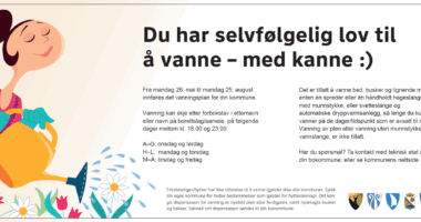 KOMMUNENES VANNINGSRESTRIKSJONER 2025